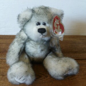 Ty Fairbanks The Bear Attic Treasures Jointed Plush Bear "Land of the Midnight Sun!" W/ Tags 9" Tall 1993 Stuffed Animal Toy
