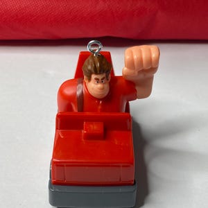 Wreck It Ralph in Car Christmas Ornament Cake Topper 2.5&quot; Tall