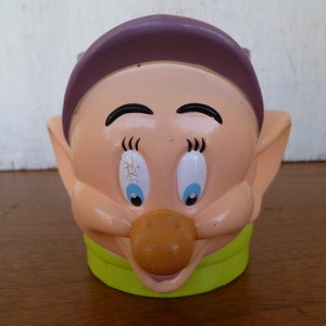 Disney Seven Dwarfs Dopey 3D Collectors Cup Mug Barnum Bailey Circus 6&quot; Wide X 4&quot; High