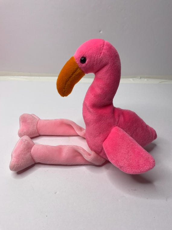 Beanie Babies Flamant Rose Ty Peluche Flamenco Ty Peluche De