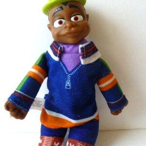 Burger King Fat Albert Cloth Doll 6" Tall 1998