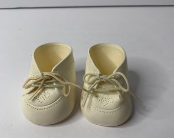 Cabbage Patch Kids White Doll Shoes CPK