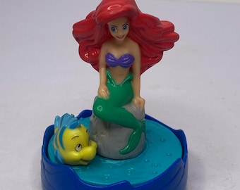 Adorno para tarta de cumpleaños de Disney, La Sirenita, Ariel, McDonald's, 3,5" de alto