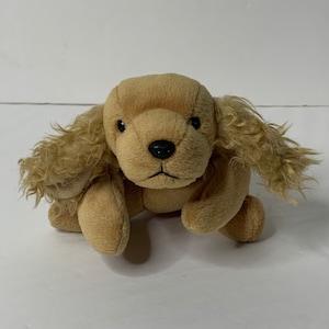 Ty Spunky the Dog Beanie Babys Plüsch Cocker Spaniel Hündchen Hund 8 "lang 1997 Stofftierspielzeug