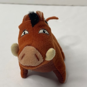 Lion King II Simba&#39;s Pride Plush &quot;Pumba&quot; Lion Disney McDonalds 4.5&quot; Long Stuffed Animal Toy