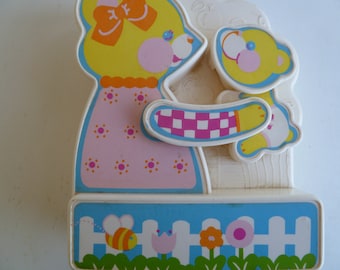 Rare Animated Bear Musical Crib Toy, Non Working, Plays Slowly