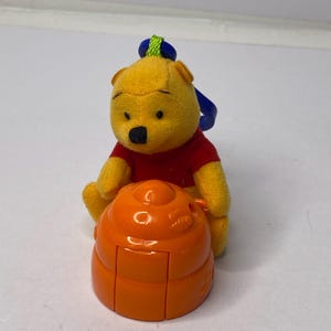 Disney Winnie the Pooh Key Chain Zipper Coin Purse 6&quot; Tall