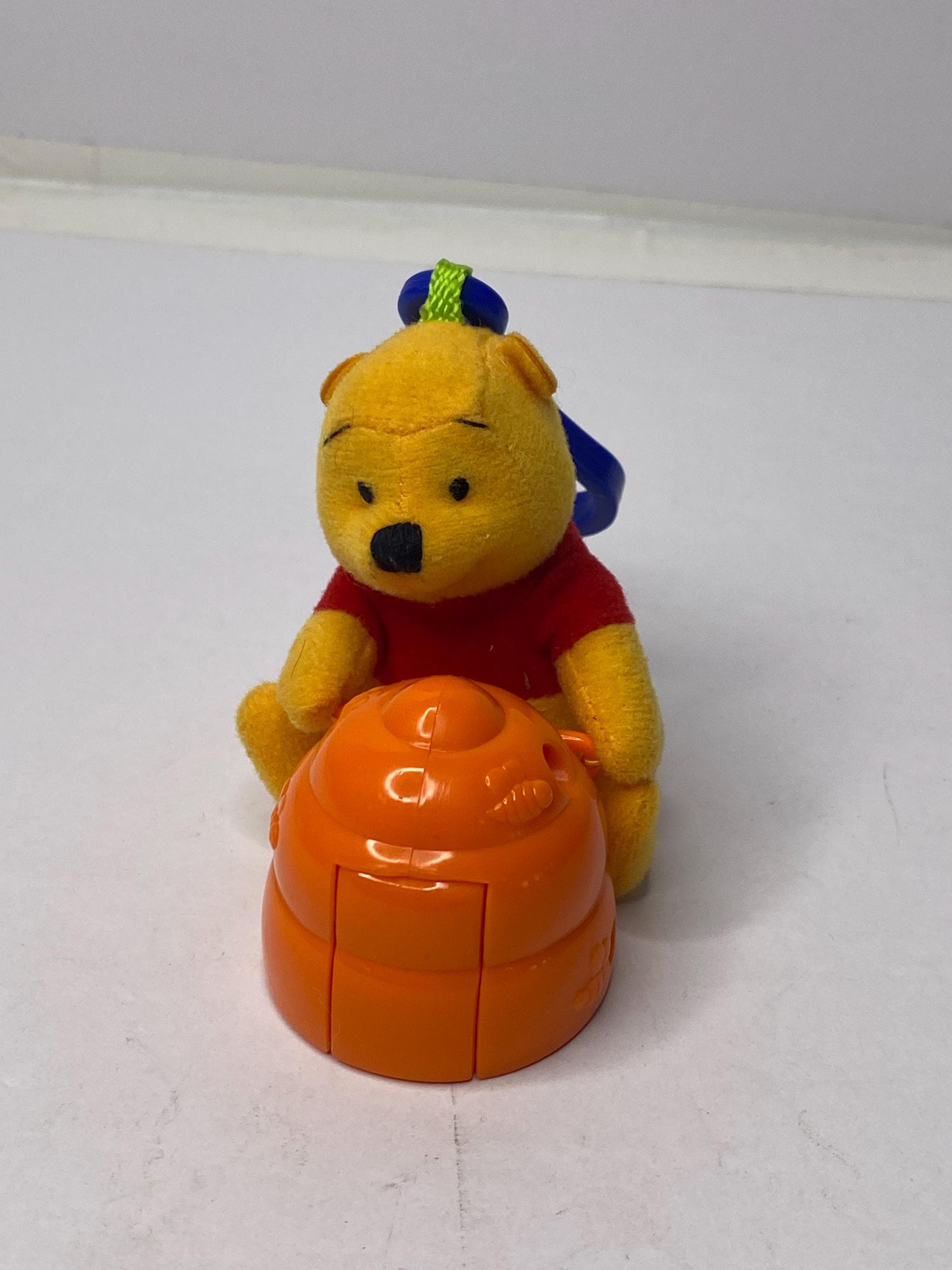 ディズニー くまのプーさん キーチェーン ジッパー付き小銭入れ 高さ6
