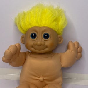 Russ Troll Doll Vintage 13&quot; Tall Stuffed Toy Doll
