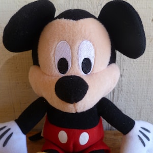 Mickey Mouse Plush Doll Walt Disney 10&quot; Tall Stuffed Toy Doll