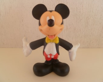 McDonalds Mickey Mouse Poseable PVC Cake Topper 3.25" Tall
