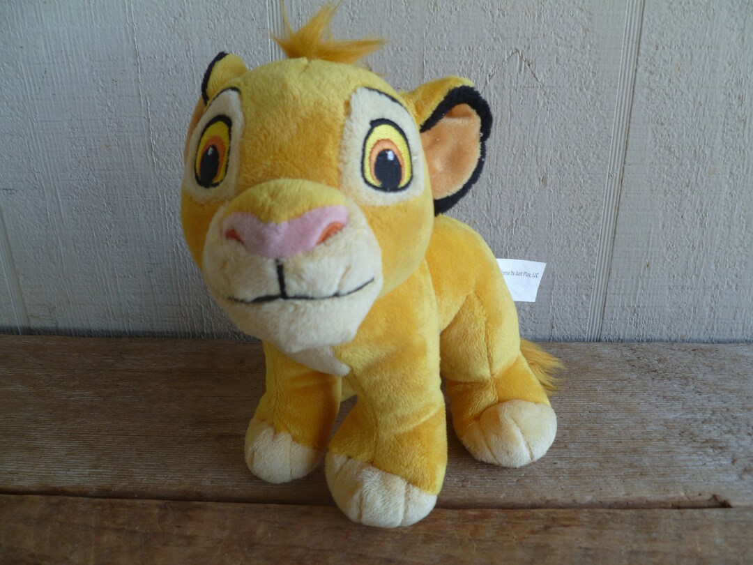 Lion King Baby Plush Lion Simba Disney 7.5