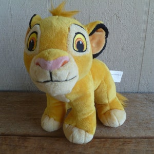 Lion King Baby Plush Lion Simba  Disney 7.5&quot; Tall Stuffed Animal Toy