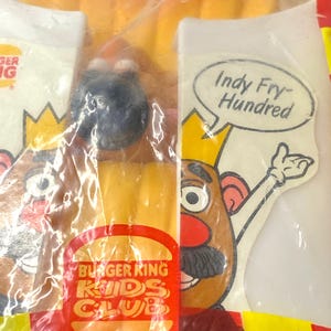 Burger King Hasbro Mr. Potato Head Speedster 5.5&quot; Tall 1998 NIP
