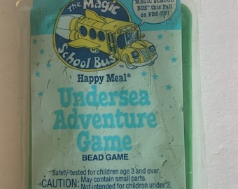 "McDonalds Magic Shool Bus Spiel ""NIP Happy Meal Toy"" 6 "X 3" 1994."