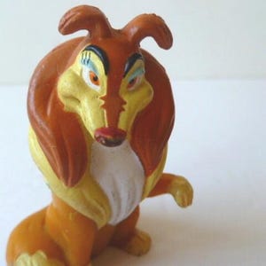 Dream Works "All Dogs Go to Heaven" Flo der Collie Figur 3 "Hoch 1989