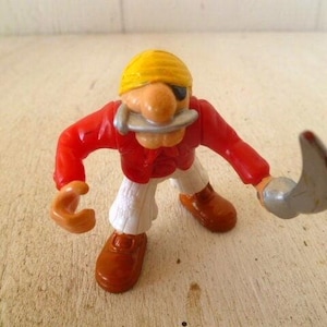 Fisher Price Pirate Action Figure 3&quot; Tall 1994