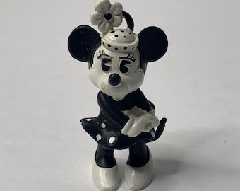 Figura de plástico de Minnie Mouse de Disney para decoración de tartas, 2,25" de alto, 1984