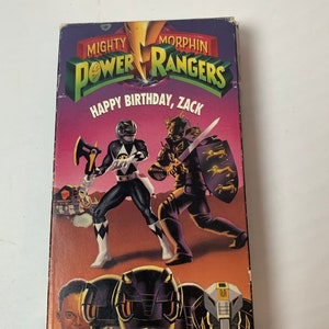 Mighty Morphin Power Rangers Happy Birthday Zack, Movie VHS 1993