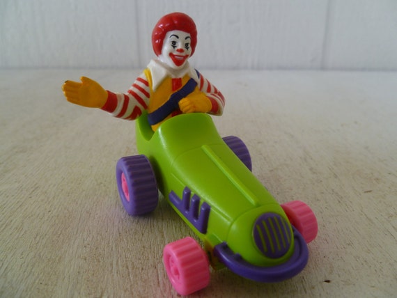 Mcdonalds Race Car Ronald Mcdonald 1992 Vintage - Etsy UK