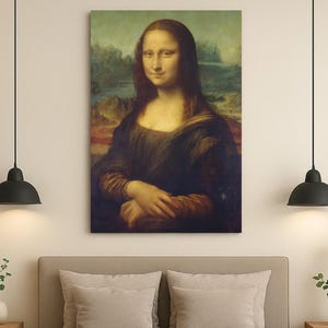 Lächelnde Frau im Renaissance-Stil Kunstdruck - Kultiges Vintage-Gemälde für Zuhause oder im Büro
