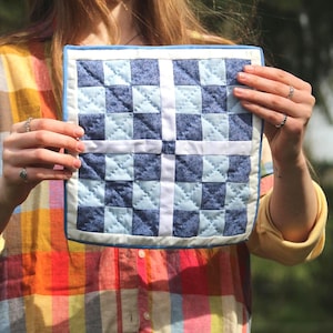 Hand-Quilted Wall Hanging | Handmade Mini Quilt