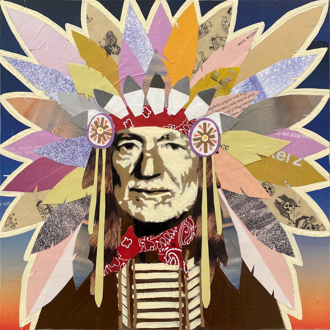 Sunset Chief Willie Poster Print - Etsy