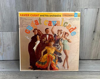 Vintage Xavier Cugat Vinyl Record Album, Cugat Cavalcade 1958 - Etsy