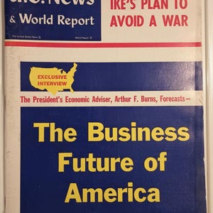 US News World Report Magazine May 6 1955 The Business Future Of America