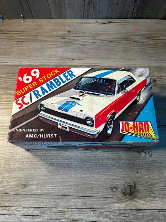 Vintage 1969 AMC Scrambler Model Kit by Jo-han - Super Stock - Etsy