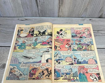 ヴィンテージミッキーマウスコミックブック - インカの偶像の謎 - Etsy