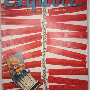 VTG Esquire Magazine 1952 July The Magazine For Men