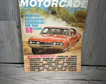 Revista Motorcade - Número de octubre de 1967 con 68 coches