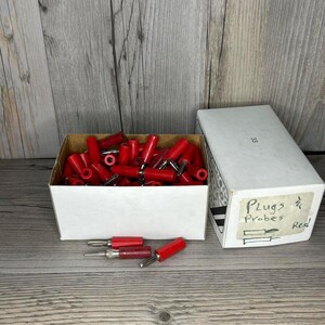 Red Electrical Probe and Plug Set - 50 Pieces