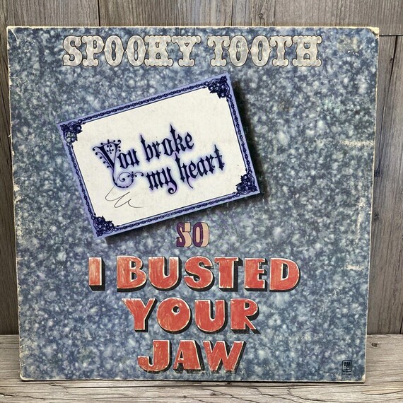 Spooky Tooth - You Broke My Heart so I Busted Your Jaw Vinyl LP - Etsy