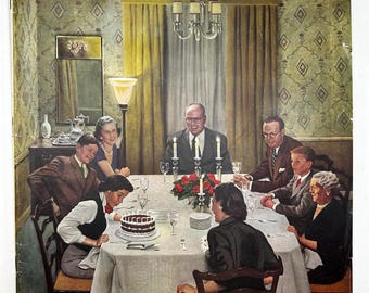 vintage Saturday Evening Post - Édition du 15 mars 1952