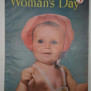 Woman&#39;s Day Magazine June, 1949, Home Decor Recipes