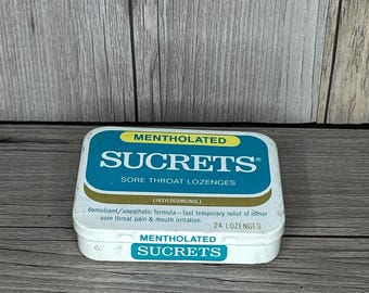 Sucrets mentholtabletten voor keelpijn: 24 tellen