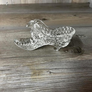 Vintage Fenton Glass High Heel Shoe Figurine - Elegant Decor