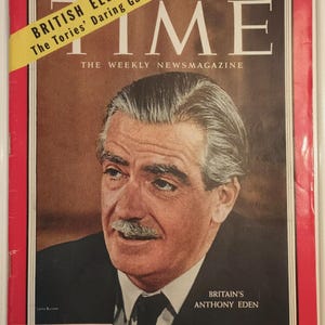 Vintage TIME Magazine - May 23, 1955 - Anthony Eden Cover
