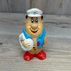 Vintage Flintstones Fred Flintstone Lifeguard Figurine