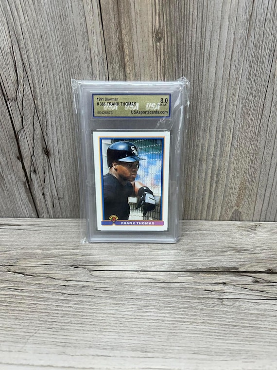 1991 Bowman #366 Frank Thomas Baseball Card Graded 8.0 NM-MT - Etsy