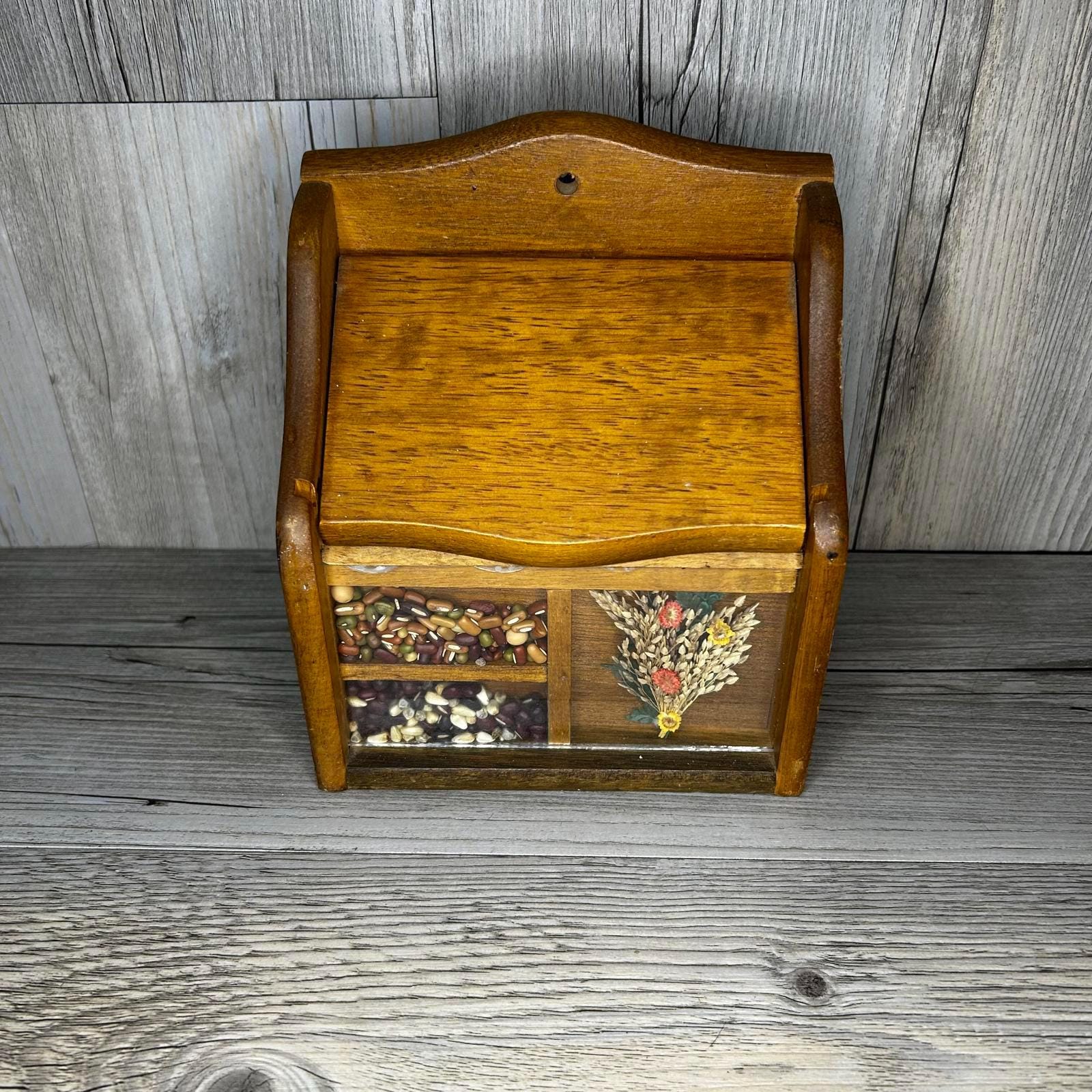 ヴィンテージスパイスボックス 装飾的な前面を備えたヴィンテージの木製スパイスボックス - Etsy 日本