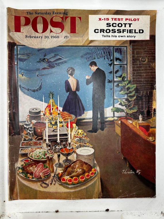 2冊セット The Saturday Evening Post ヴィンテージ Vintage the Saturday Evening Post - February 20, 1960 - Etsy