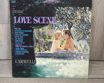 Caravelle e la sua Orchestra - Love Scene - Disco in vinile vintage LP