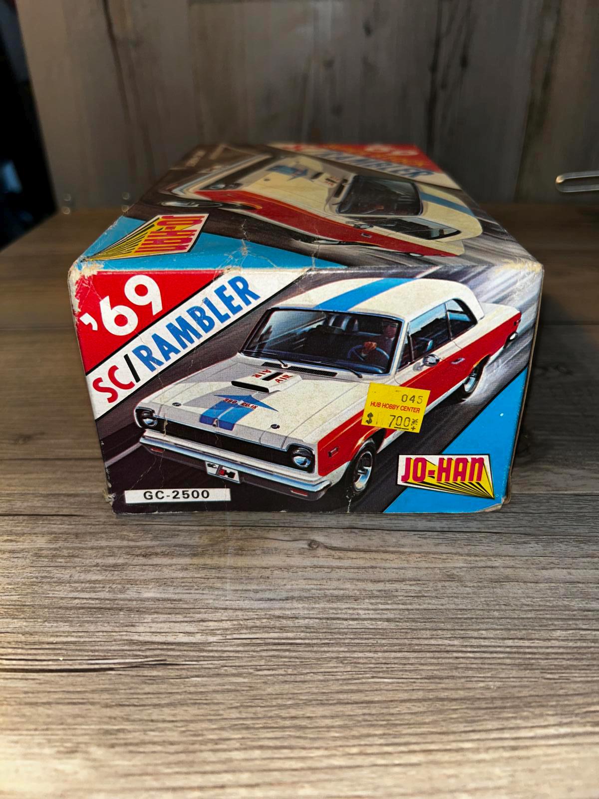 Vintage 1969 AMC Scrambler Model Kit by Jo-han - Super Stock - Etsy
