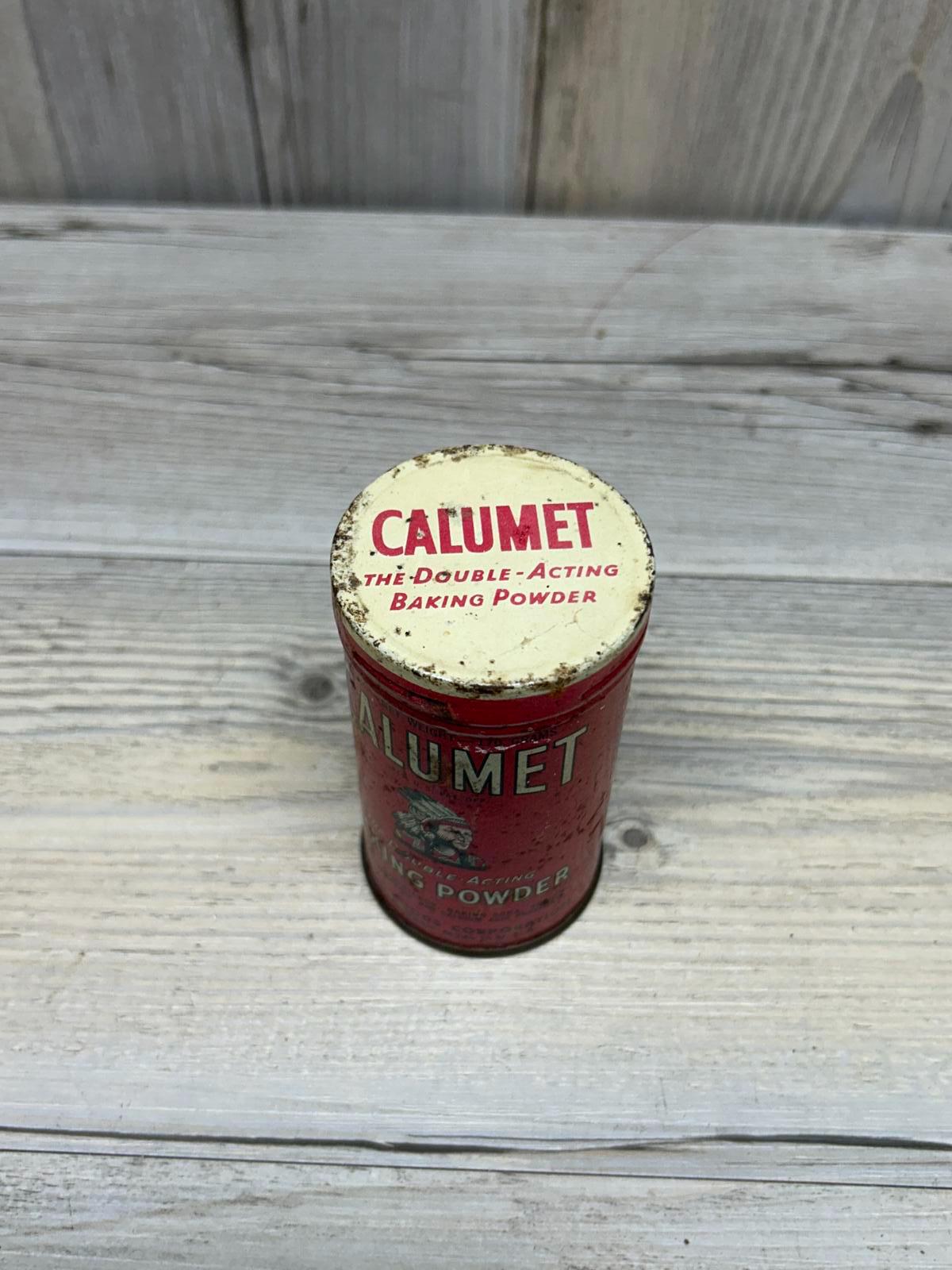 Vintage Calumet Double-acting Baking Powder Tin - Etsy