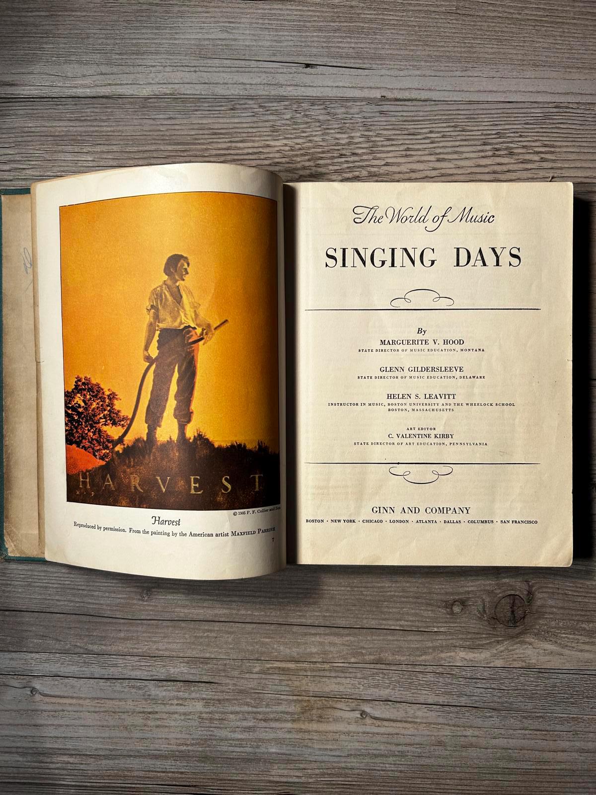 歌の日々：音楽の世界 - 1936年ヴィンテージ音楽ブック - Etsy 日本