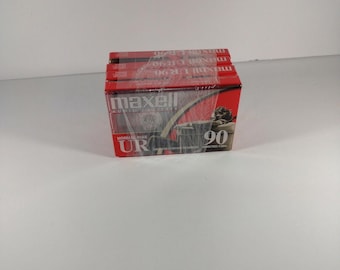 Maxell UR90 90-Minute Audio Cassette Tapes - 3 Pack