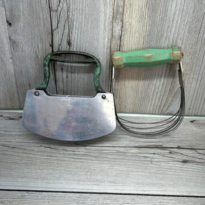 Vintage Androck Dutch Blender and Stainless Steel Dough Cutter Set
